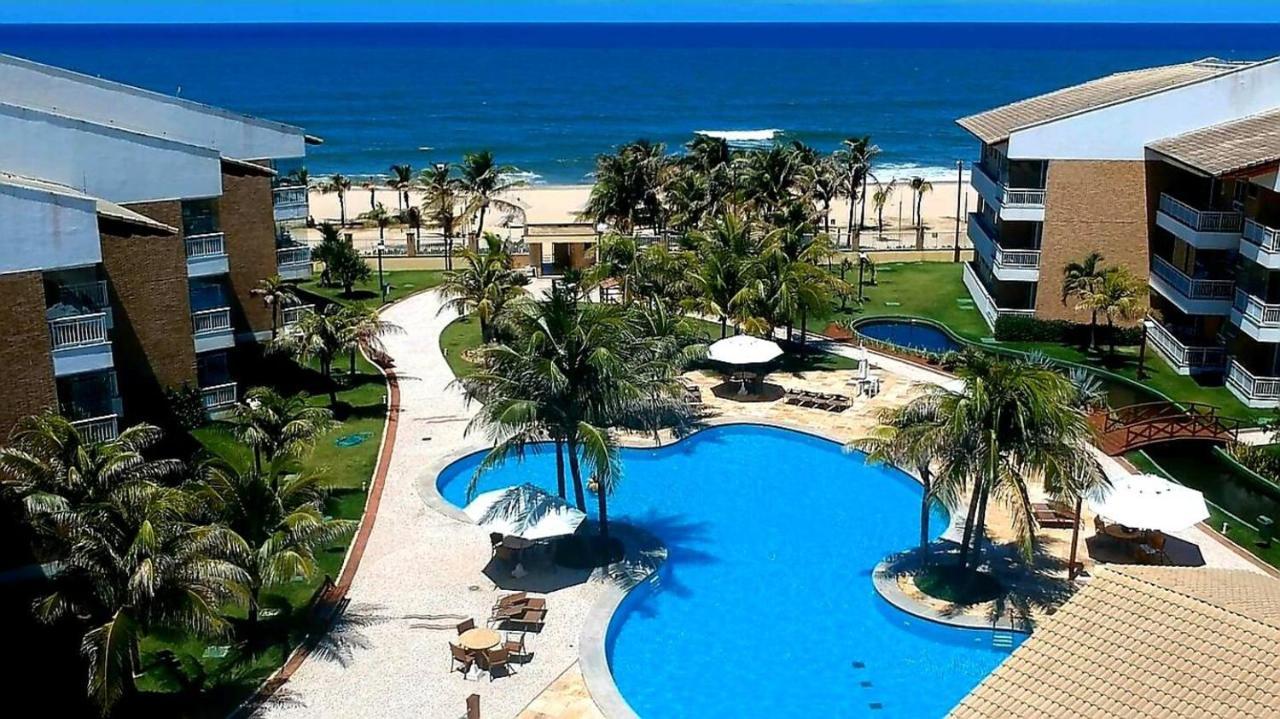 Paraiso Das Dunas - Apartamento A Beira Mar Com Jacuzzi - Proximo Ao Beach Park Aquiraz Dış mekan fotoğraf
