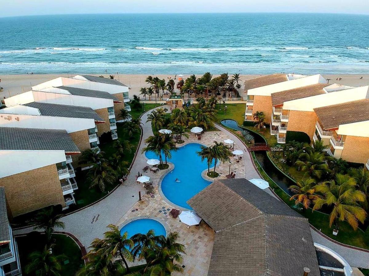 Paraiso Das Dunas - Apartamento A Beira Mar Com Jacuzzi - Proximo Ao Beach Park Aquiraz Dış mekan fotoğraf