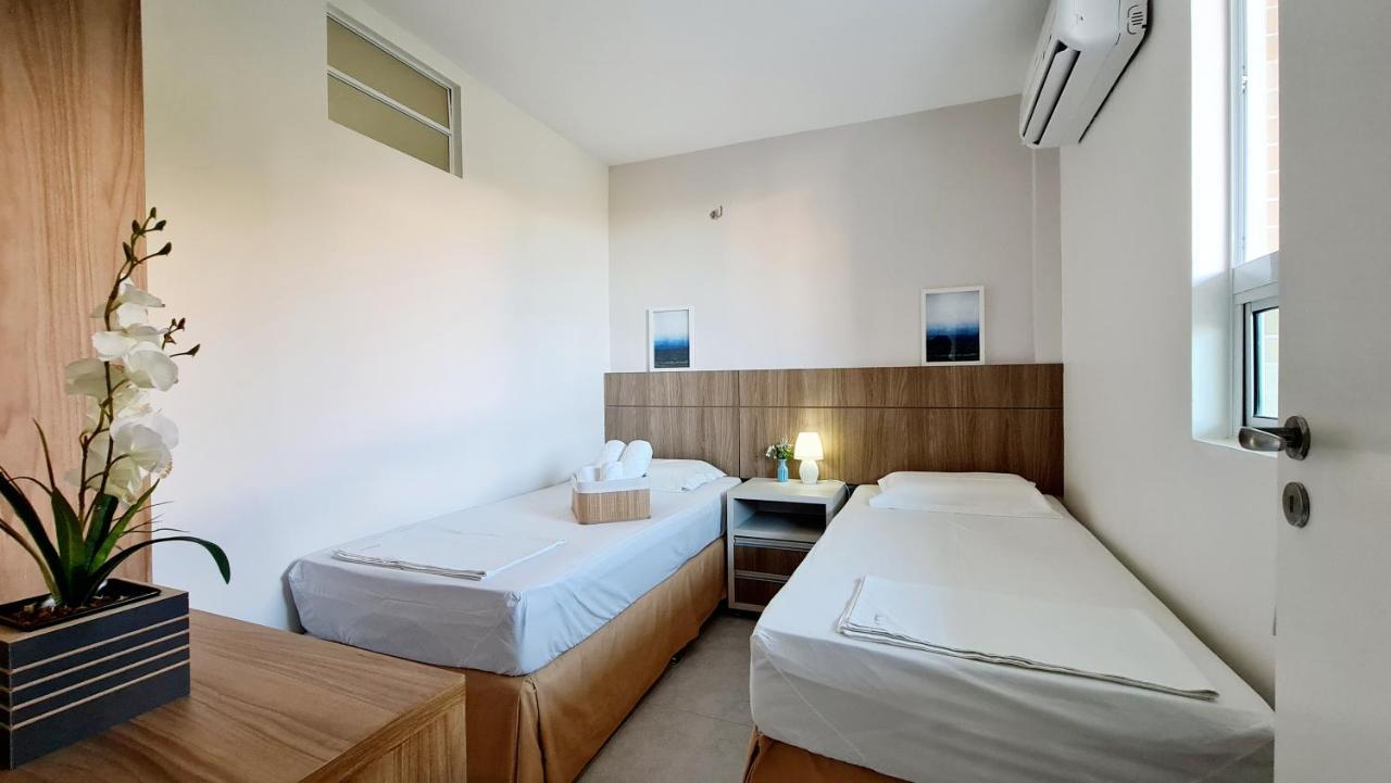Paraiso Das Dunas - Apartamento A Beira Mar Com Jacuzzi - Proximo Ao Beach Park Aquiraz Dış mekan fotoğraf
