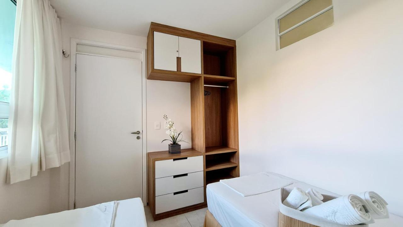 Paraiso Das Dunas - Apartamento A Beira Mar Com Jacuzzi - Proximo Ao Beach Park Aquiraz Dış mekan fotoğraf