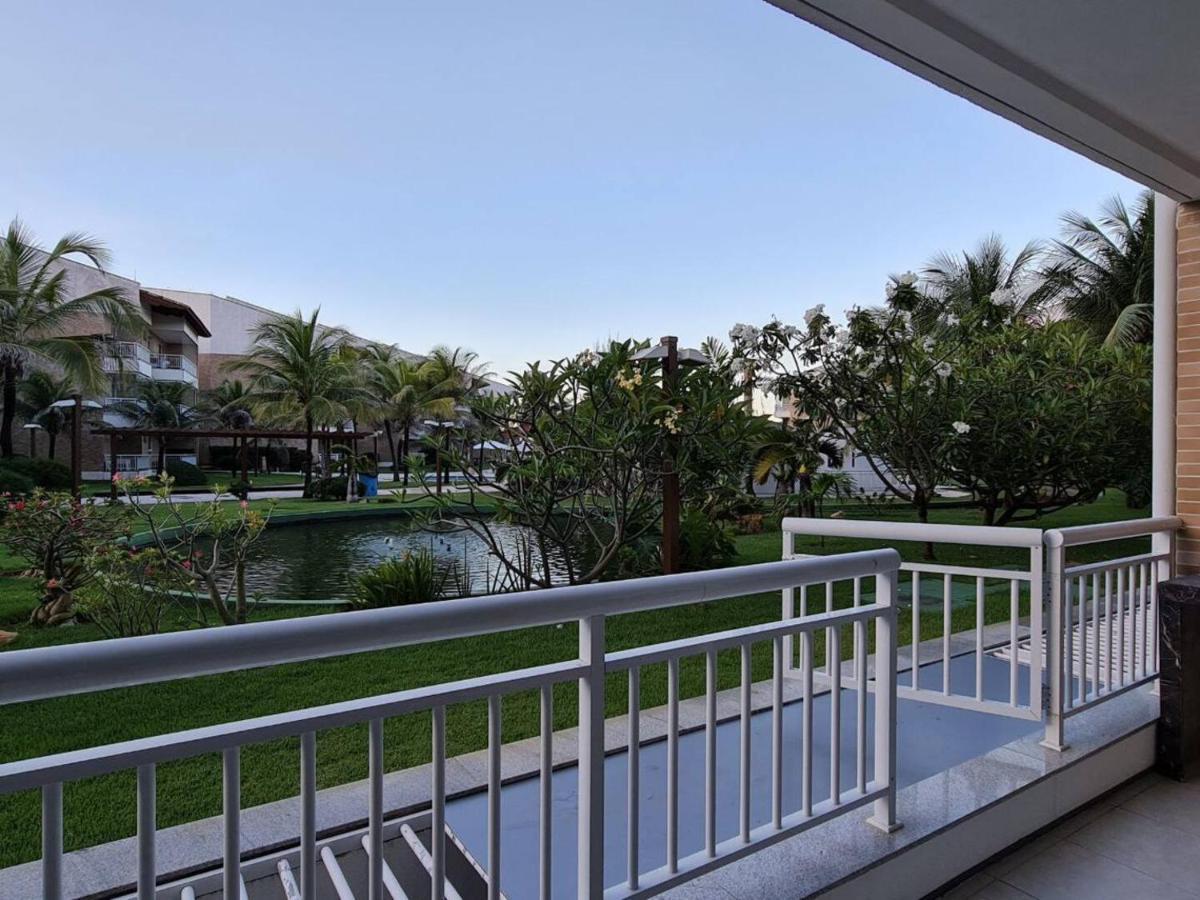 Paraiso Das Dunas - Apartamento A Beira Mar Com Jacuzzi - Proximo Ao Beach Park Aquiraz Dış mekan fotoğraf