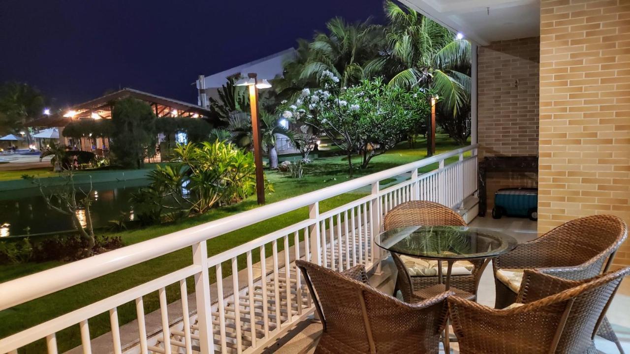 Paraiso Das Dunas - Apartamento A Beira Mar Com Jacuzzi - Proximo Ao Beach Park Aquiraz Dış mekan fotoğraf