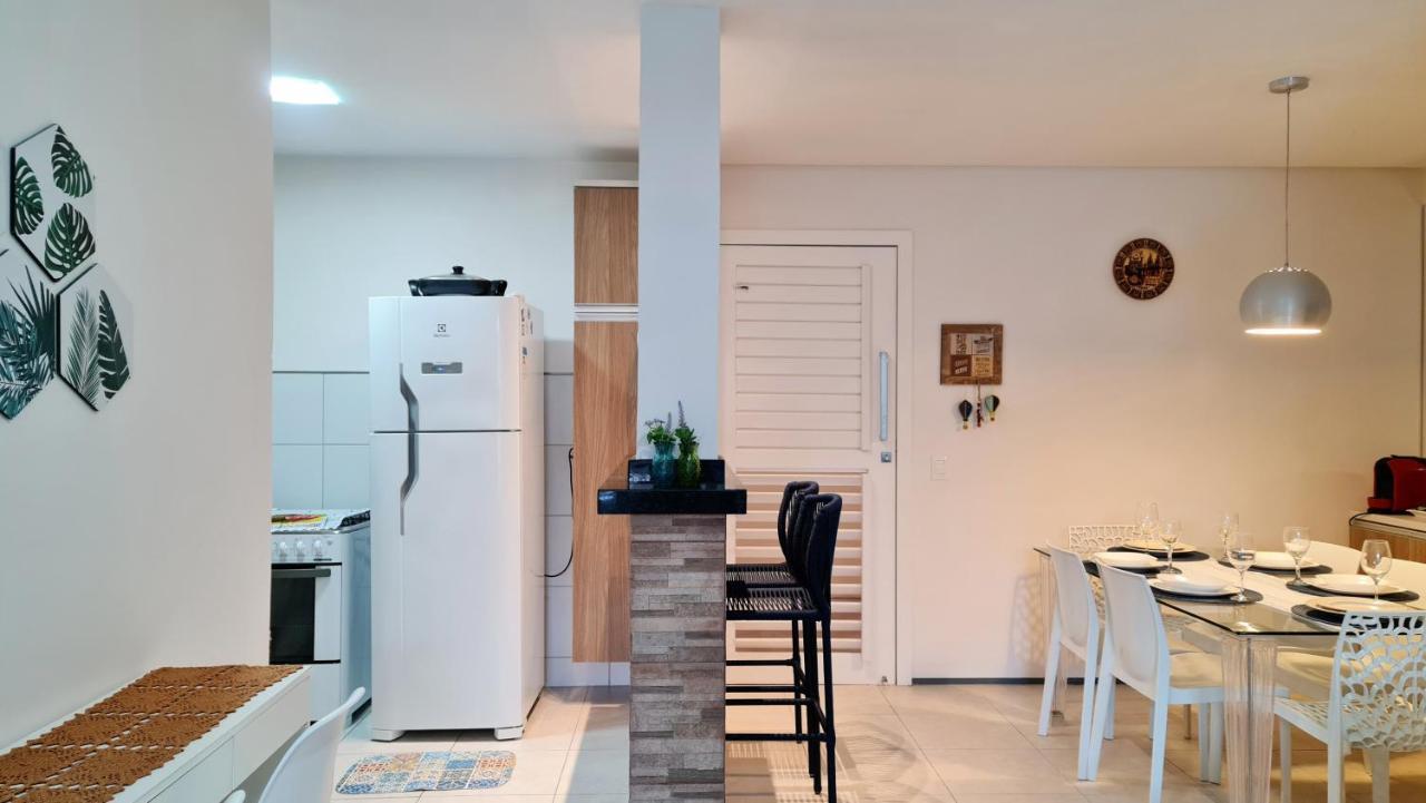 Paraiso Das Dunas - Apartamento A Beira Mar Com Jacuzzi - Proximo Ao Beach Park Aquiraz Dış mekan fotoğraf