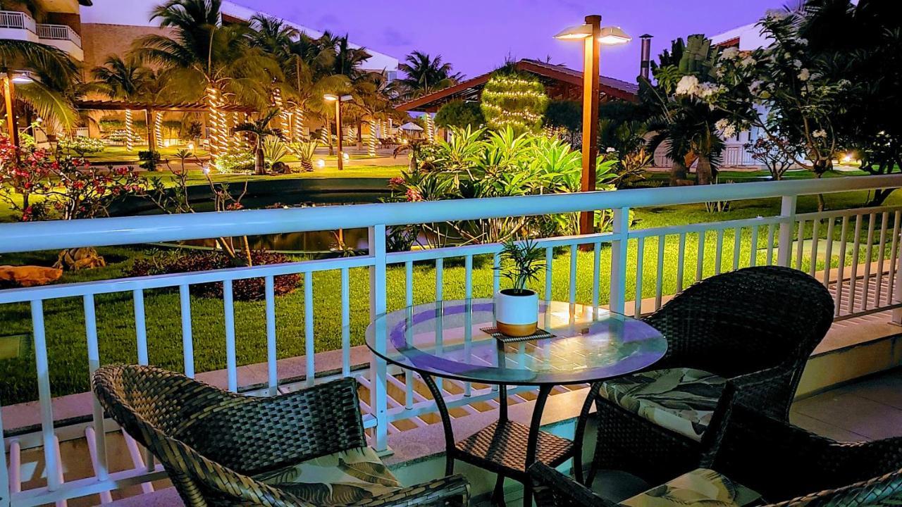Paraiso Das Dunas - Apartamento A Beira Mar Com Jacuzzi - Proximo Ao Beach Park Aquiraz Dış mekan fotoğraf
