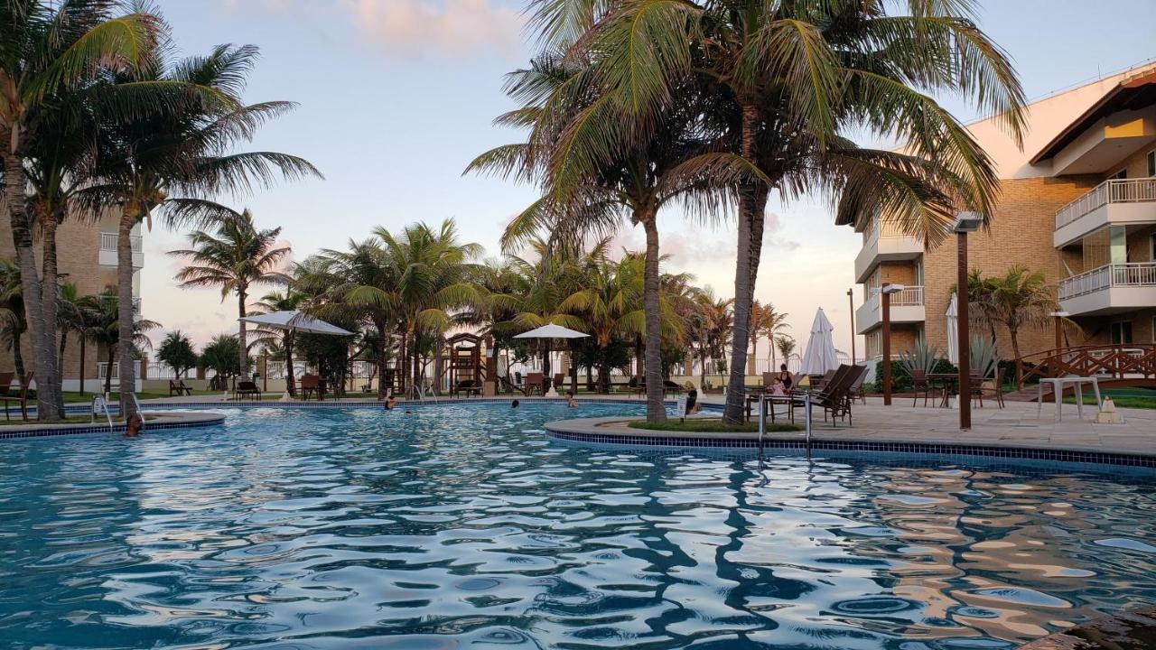 Paraiso Das Dunas - Apartamento A Beira Mar Com Jacuzzi - Proximo Ao Beach Park Aquiraz Dış mekan fotoğraf
