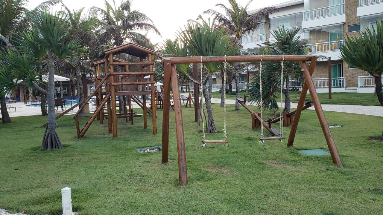 Paraiso Das Dunas - Apartamento A Beira Mar Com Jacuzzi - Proximo Ao Beach Park Aquiraz Dış mekan fotoğraf