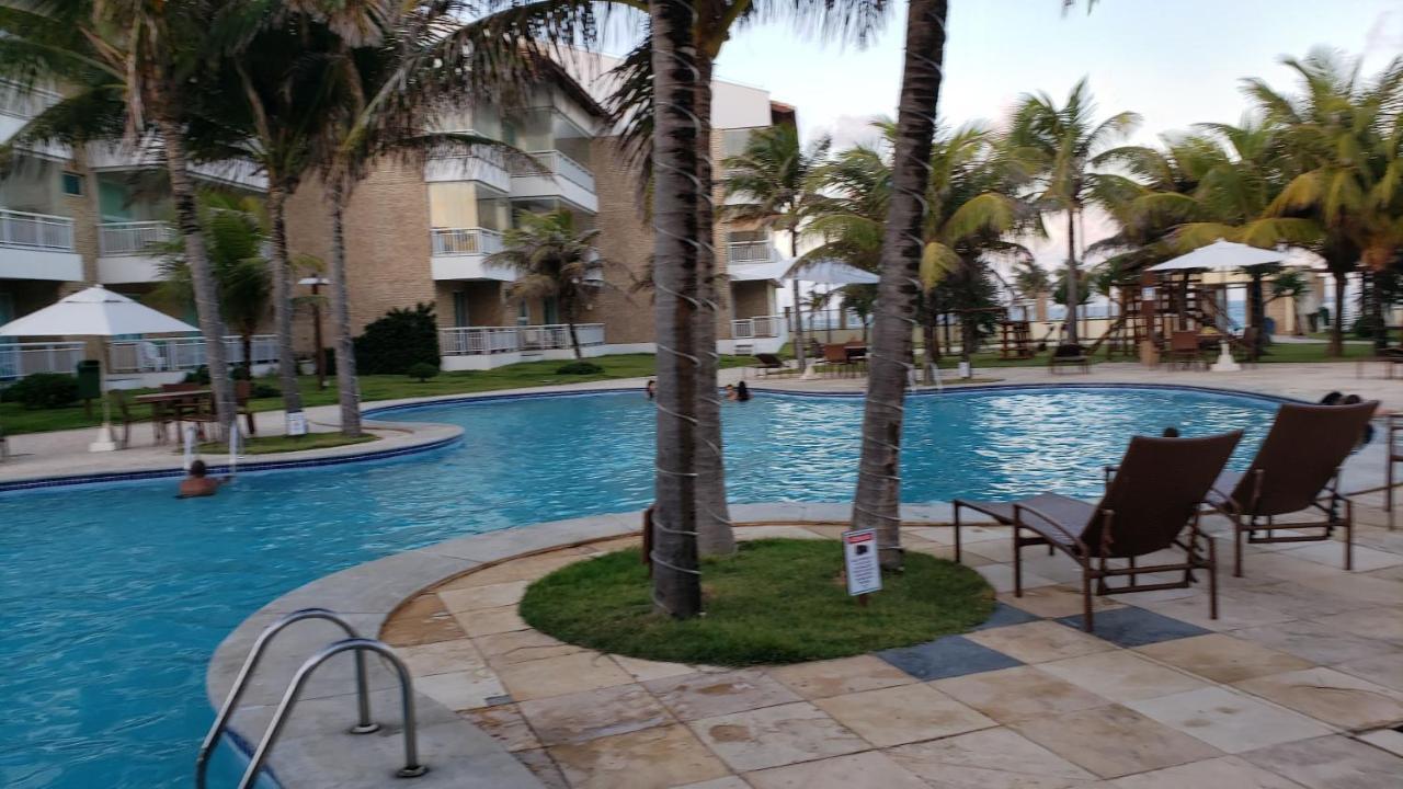 Paraiso Das Dunas - Apartamento A Beira Mar Com Jacuzzi - Proximo Ao Beach Park Aquiraz Dış mekan fotoğraf