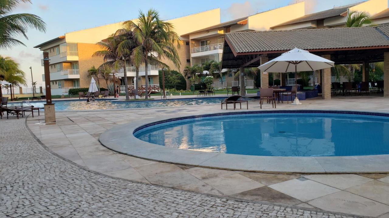 Paraiso Das Dunas - Apartamento A Beira Mar Com Jacuzzi - Proximo Ao Beach Park Aquiraz Dış mekan fotoğraf