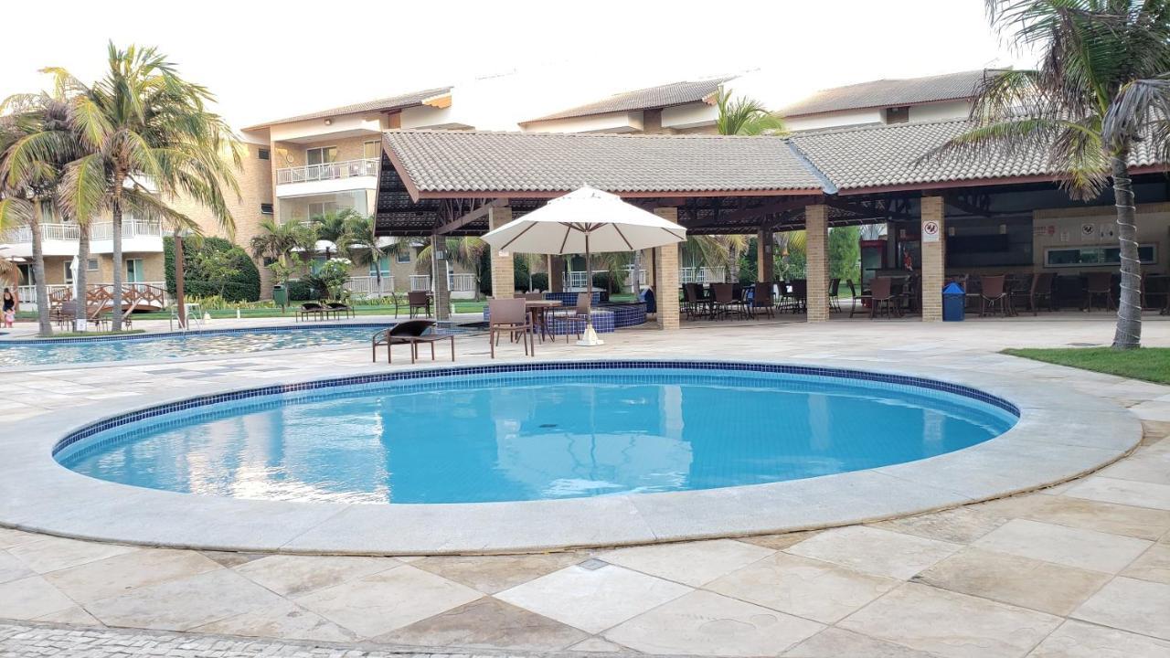 Paraiso Das Dunas - Apartamento A Beira Mar Com Jacuzzi - Proximo Ao Beach Park Aquiraz Dış mekan fotoğraf