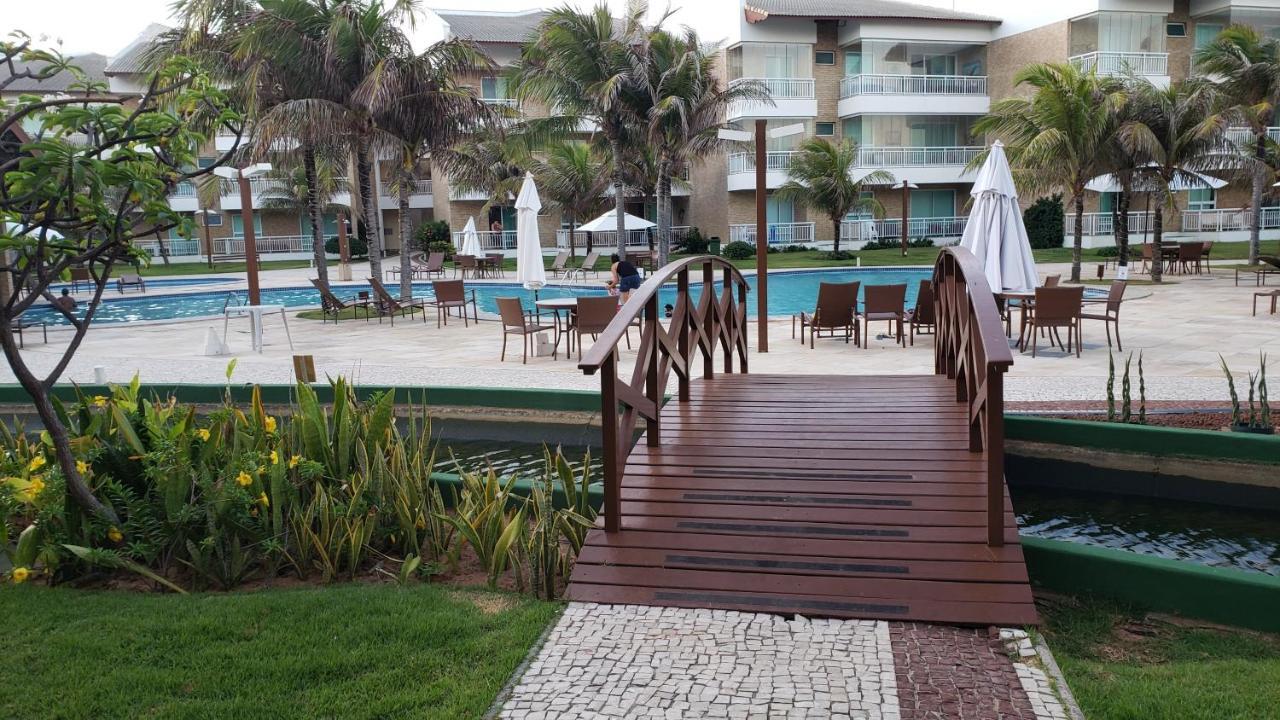Paraiso Das Dunas - Apartamento A Beira Mar Com Jacuzzi - Proximo Ao Beach Park Aquiraz Dış mekan fotoğraf