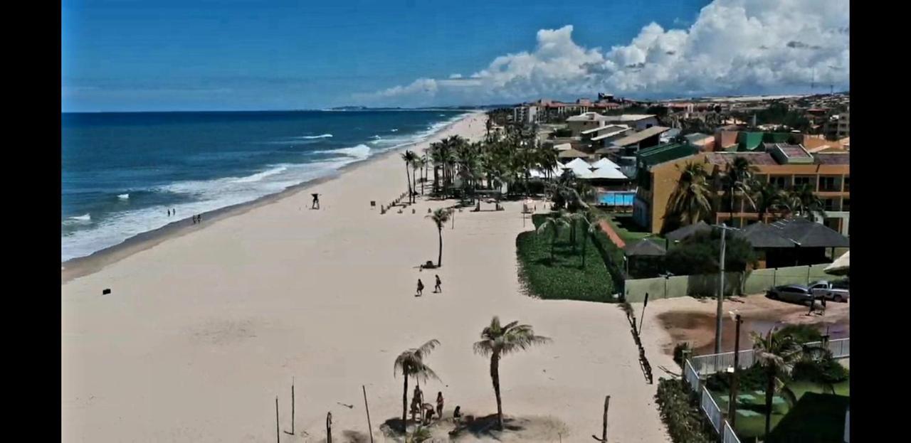 Paraiso Das Dunas - Apartamento A Beira Mar Com Jacuzzi - Proximo Ao Beach Park Aquiraz Dış mekan fotoğraf