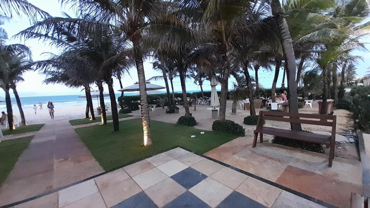 Paraiso Das Dunas - Apartamento A Beira Mar Com Jacuzzi - Proximo Ao Beach Park Aquiraz Dış mekan fotoğraf