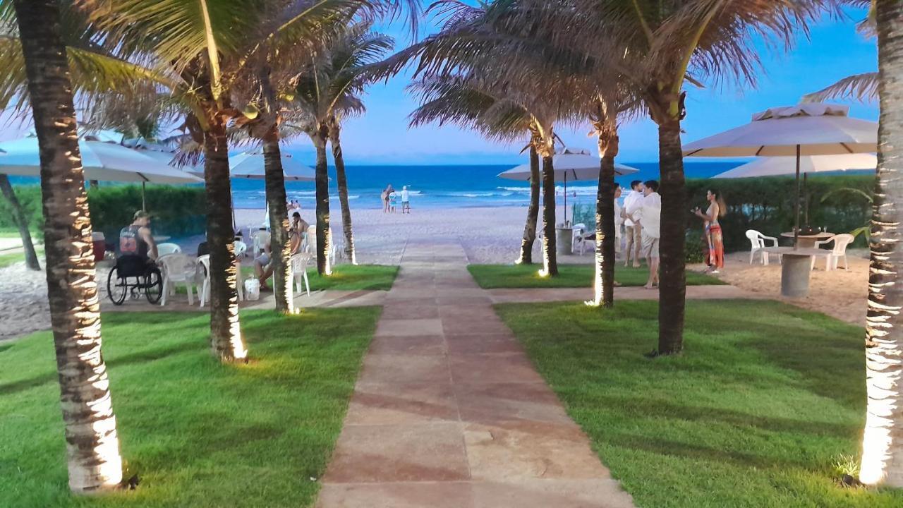 Paraiso Das Dunas - Apartamento A Beira Mar Com Jacuzzi - Proximo Ao Beach Park Aquiraz Dış mekan fotoğraf